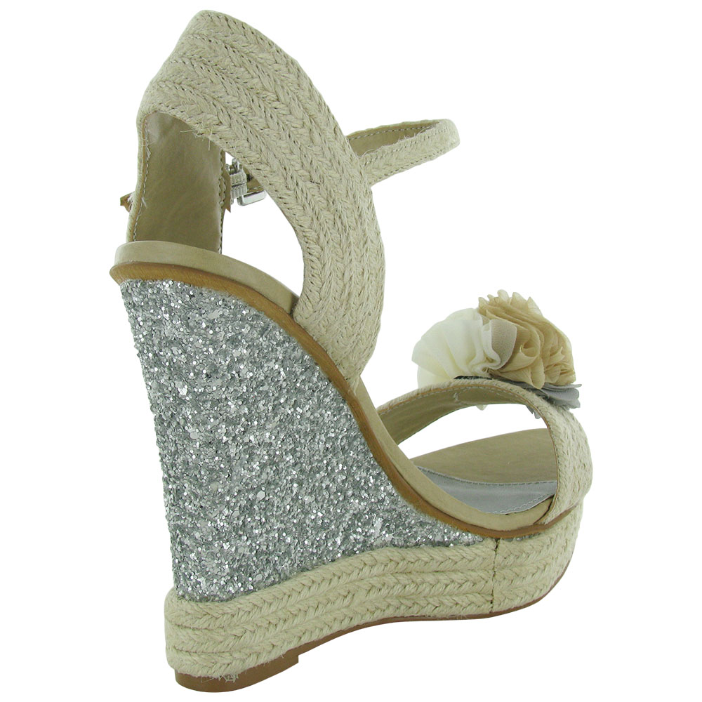 Naughty Monkey Womens Sprinkle Wedge Sandal Shoe eBay