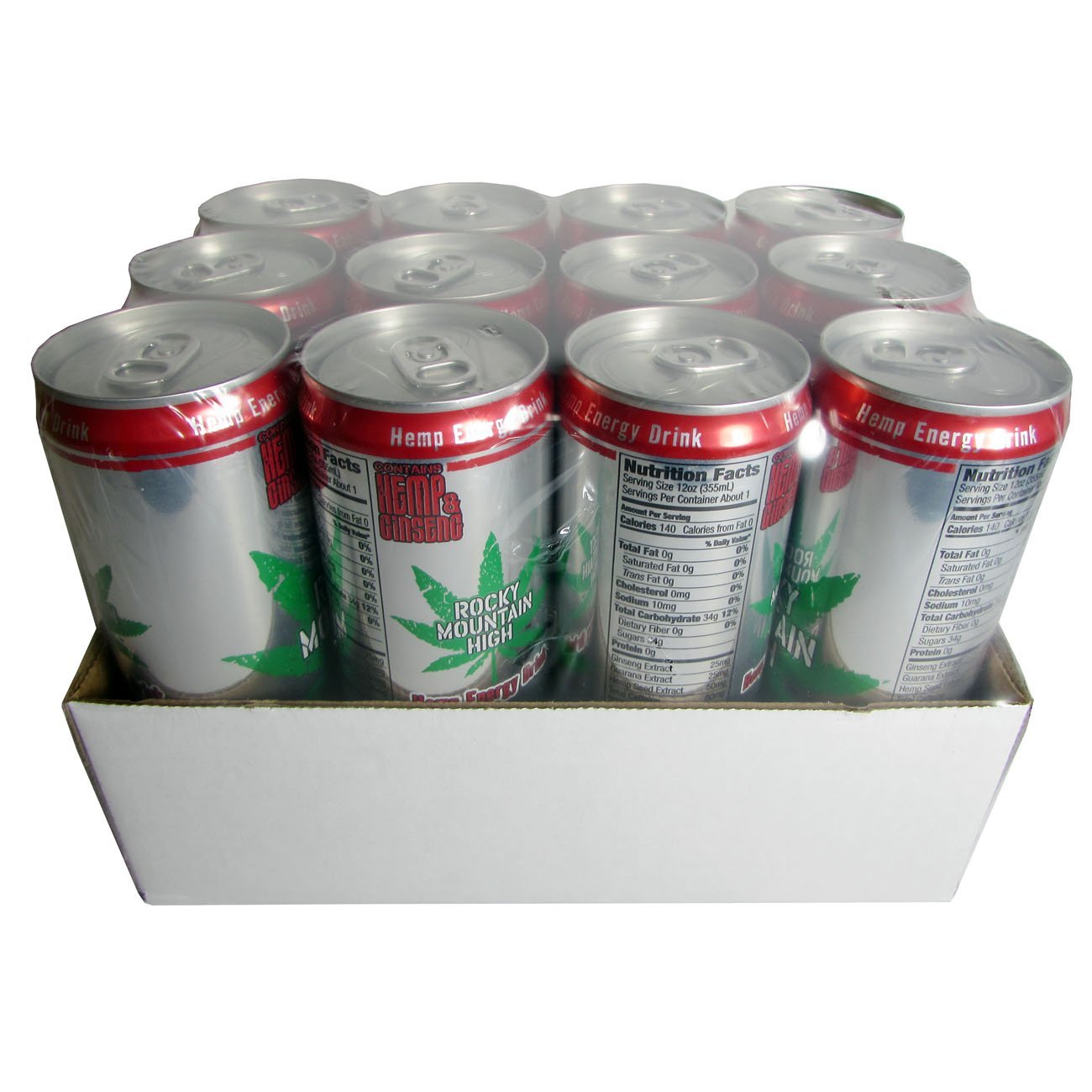 Rocky Mountain High 12Fluid Ounce Hemp Energy Drink, 12 Pack eBay