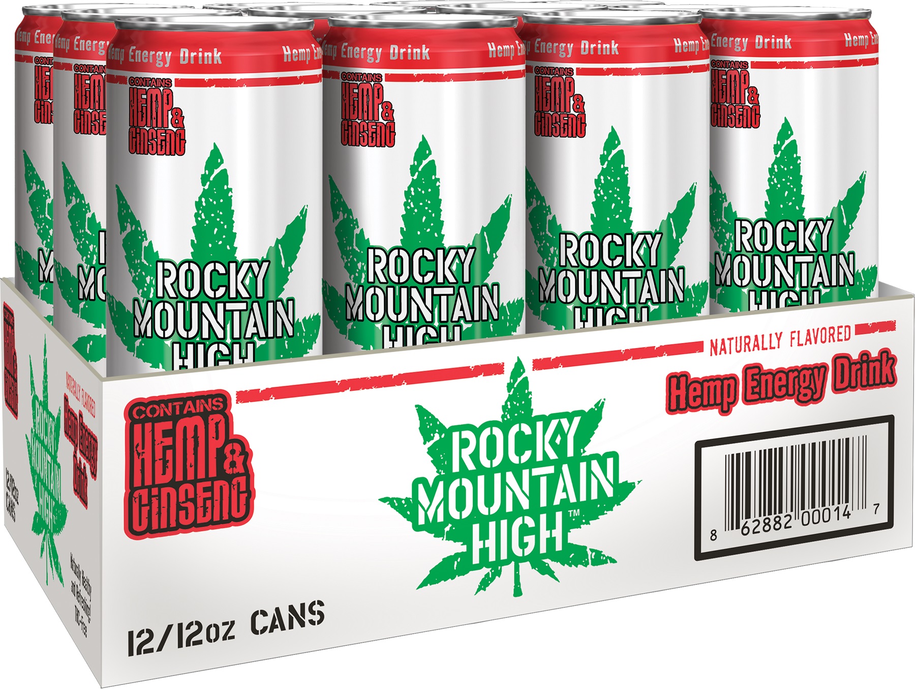 Rocky Mountain High 12-Fluid Ounce Hemp Energy Drink, 12 Pack | eBay