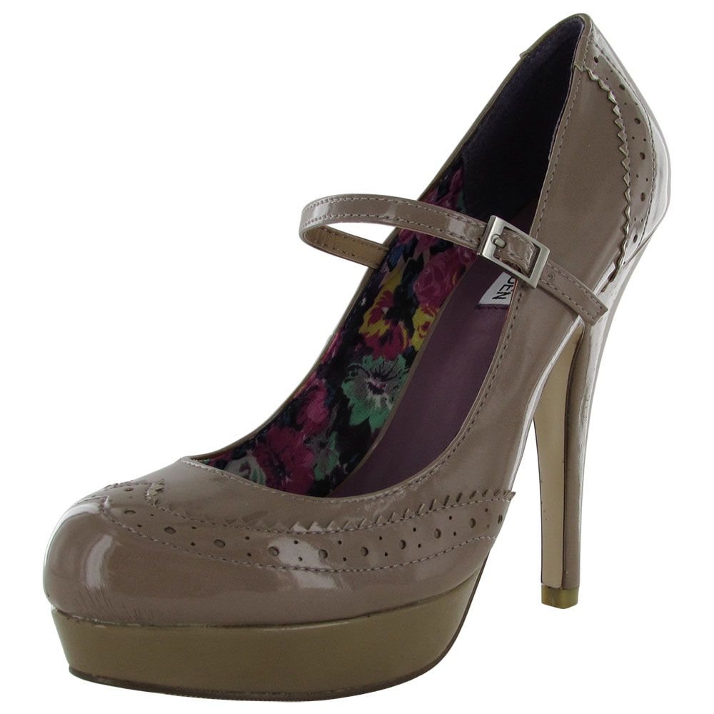 Madden Girl Womens Shallis Wingtip Mary Jane Platform Pump eBay