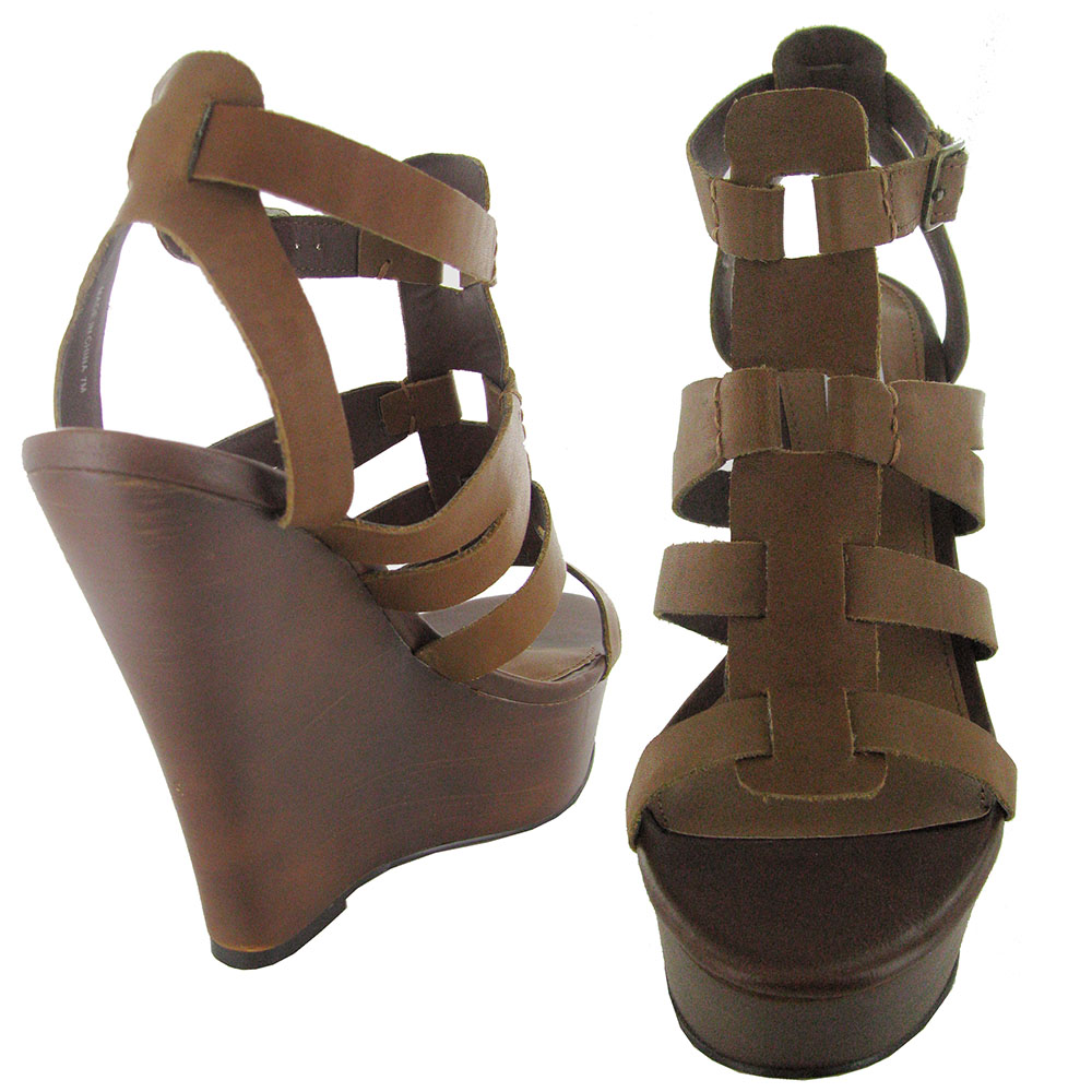 steve madden womens winslet wedge sandal shoe cognac leather us 10 ebay steve madden womens winslet wedge sandal shoe cognac leather us 10 ebay