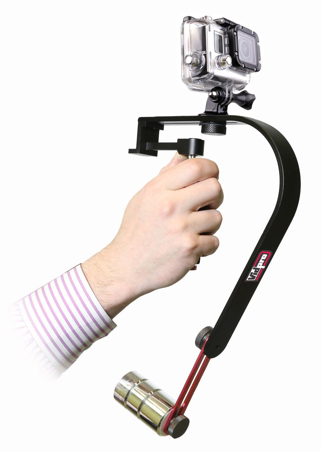 VidPro Professional Video Stabilizer With Holder For iPhone 5,5S,4S,4 ...