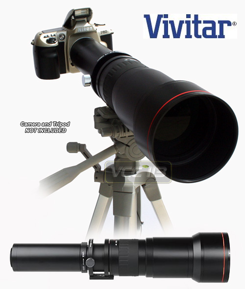 Vivitar 6501300mm Lens Telephoto Zoom for Canon EOS 650D 600D 550D 1000D 1100D eBay