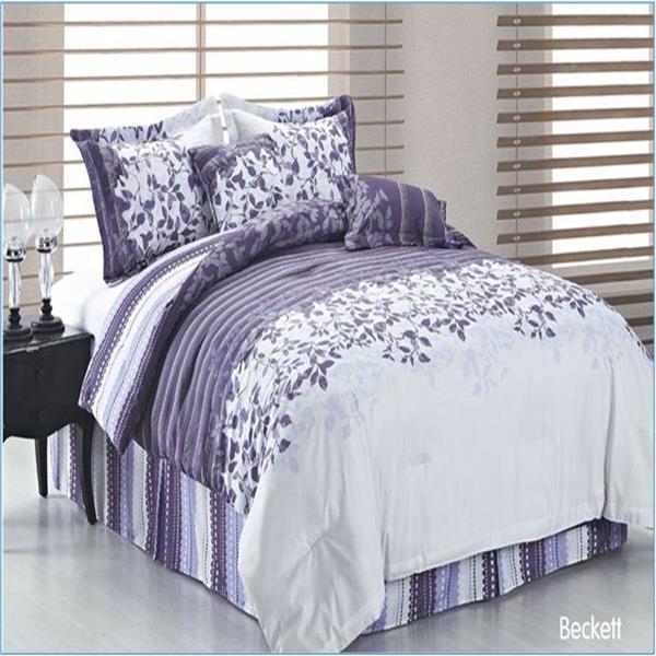 beckett purple lilac white 6 piece comforter bed in a beckett purple lilac white 6 piece comforter bed in a