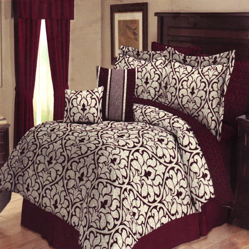 Jessica Sanders Edessa 10 Piece Queen Comforter Bed In A Bag Set