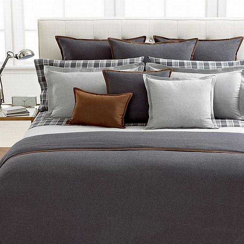 Ralph Lauren Holden Full/Queen Comforter Dark Grey NEW eBay