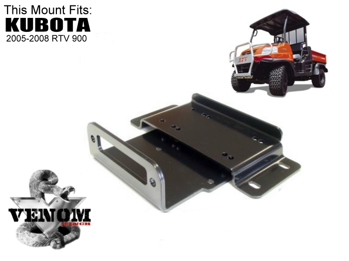 4500LB VENOM UTV ATV WINCH KIT KUBOTA RTV 900 4500 LB eBay