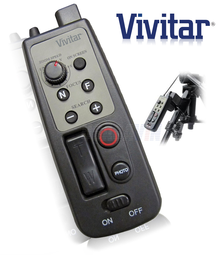 Remote Control Vivitar Handle For CANON ELURA 50 XHA1 XHG1 XLH1 ZR25MC