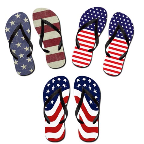 USA-Flag-Flip-Flops-for-4th-of-July