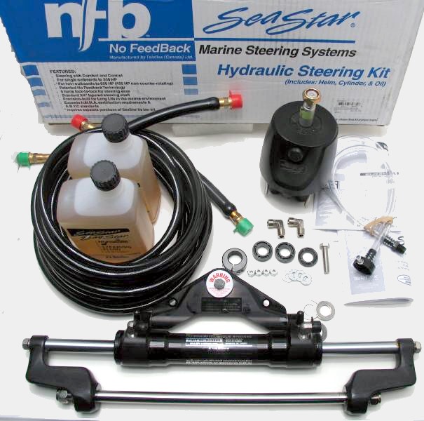 Teleflex SeaStar Hydraulic Steering Kit HK 6400 16' Hose eBay