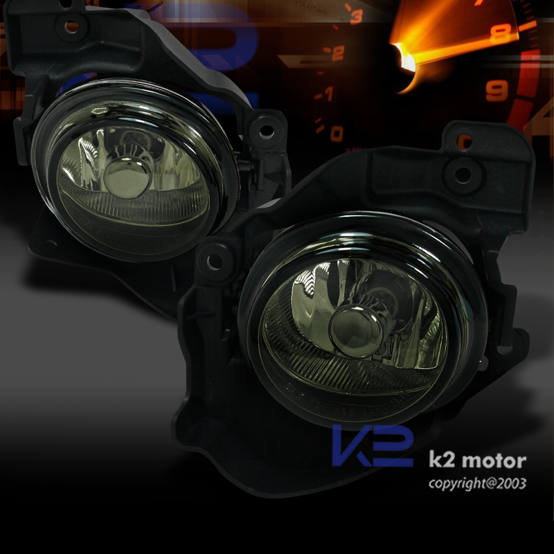 20102011 MAZDA 3 MAZDASPEED SMOKED FRONT BUMPER FOG LIGHTS LAMP+BULB