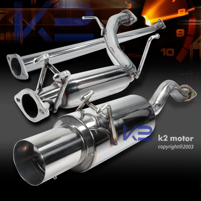 For 2006 2011 Honda Civic 4DR Catback Pipe Exhaust Muffler eBay