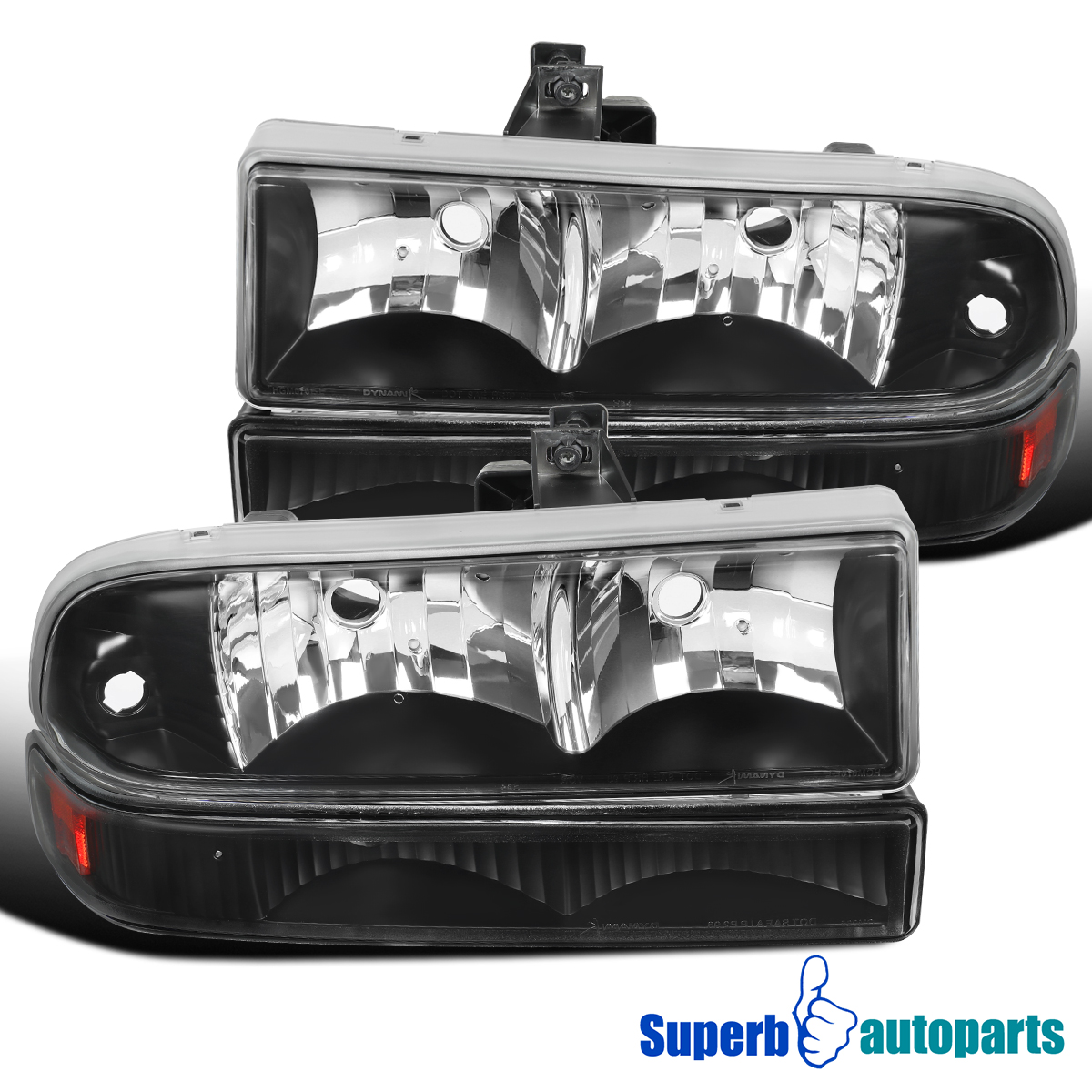 Headlight Kit For 19982004 Chevrolet S10 19982005 Blazer Left and