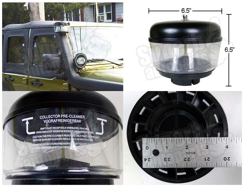 3" Snorkel Head Air Ram Pre Cleaner Intake 4x4 Jeep Truck 77mm eBay