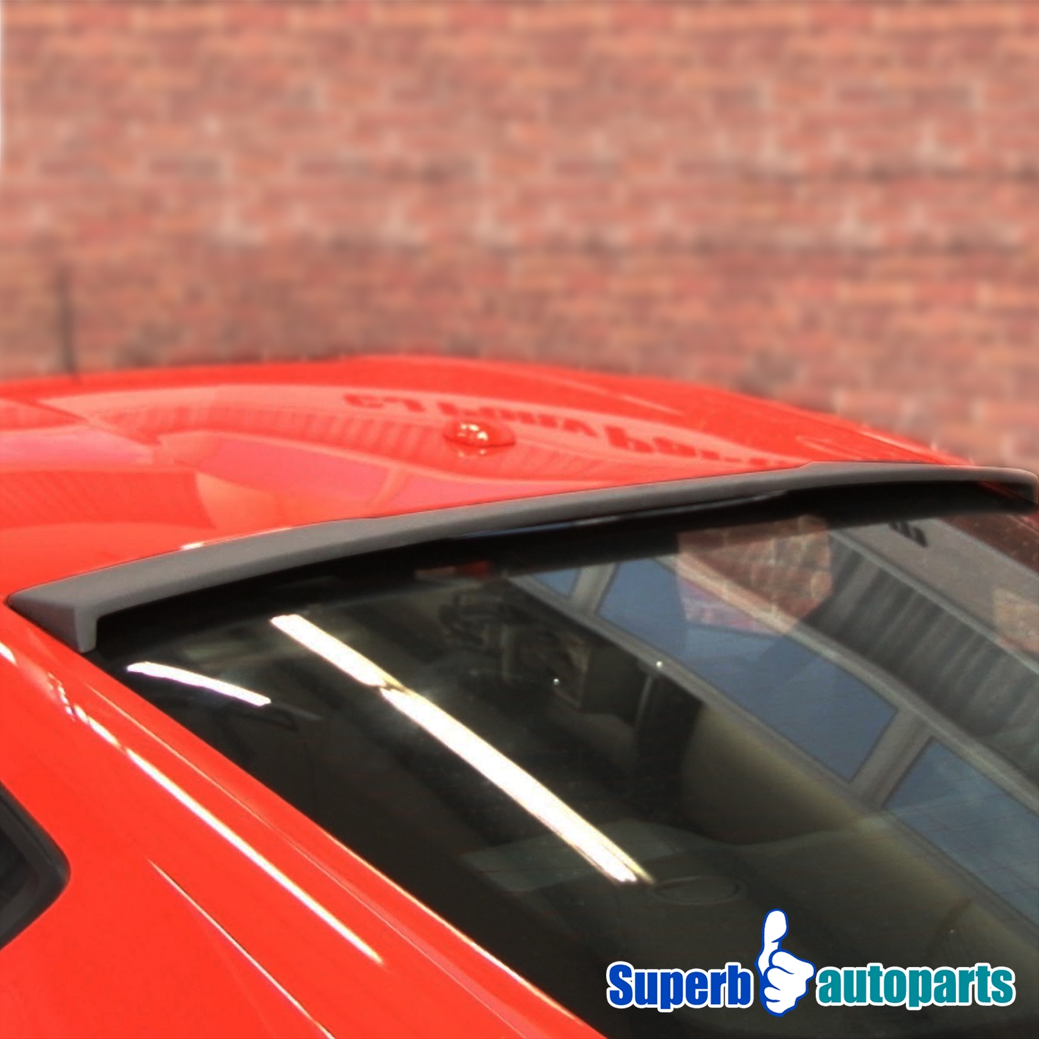 20152017 Ford Mustang Paintable Rear Window Roof Spoiler Wing eBay