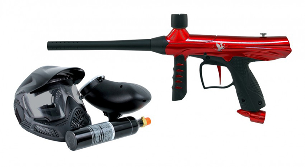 Tippmann GRYPHON Custom Paintball Gun Powerpack Red