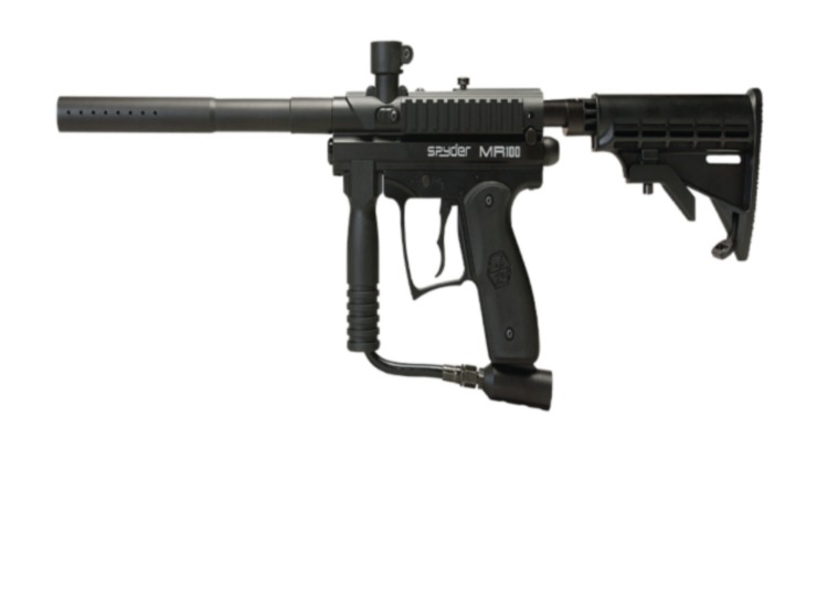 2012 Kingman Spyder MR100 Pro Paintball Gun Diamond Black eBay