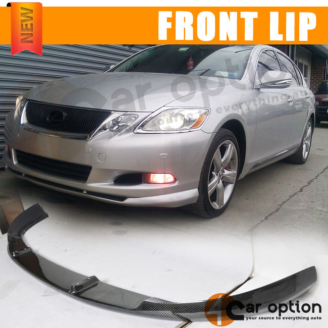 2006 2007 LEXUS GS300 GS350 GS430 CARBON FIBER FRONT BUMPER LIP TTE