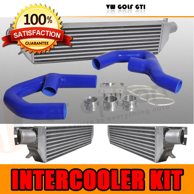 0610 VW GOLF GTI 2.0T FMIC MK5 FSI BOLT FRONT MOUNT INTERCOOLER + HOSE