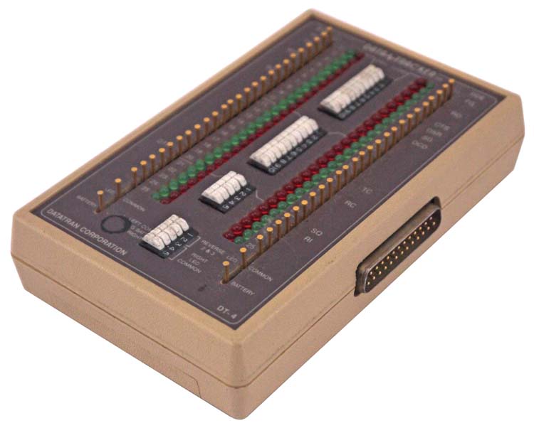 Datatran DT4 Data Tracker Breakout Box DB25 Serial Signal Tracer/Cable Tester
