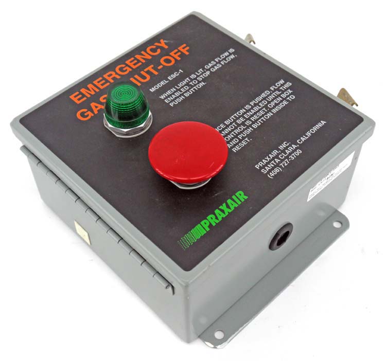Praxair ESC1 Emergency Gas ShutOff Valve System Shutdown Controller Enclosure eBay