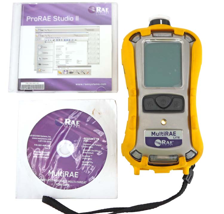 Rae MultiRAELite PGM6208 OXY LEL CO H2S Sensor Gas Tester Detector