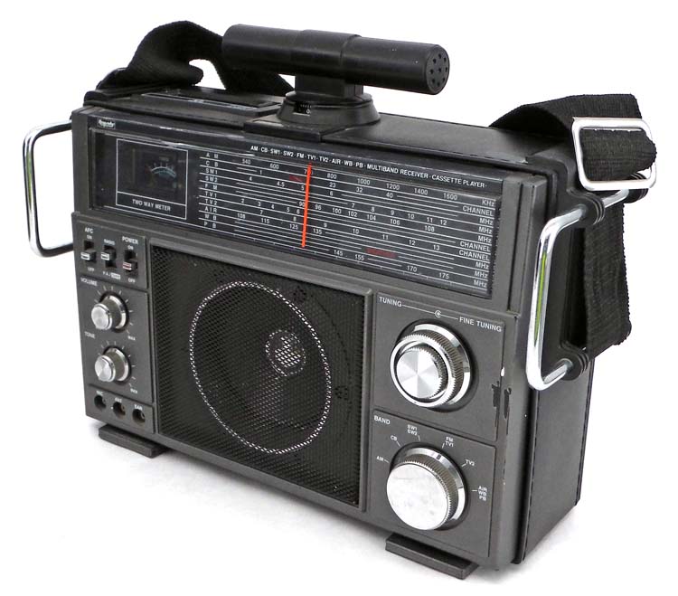 VINTAGE Rhapsody RY611 AM/FM CB Multiband Radio Receiver w/Cassette