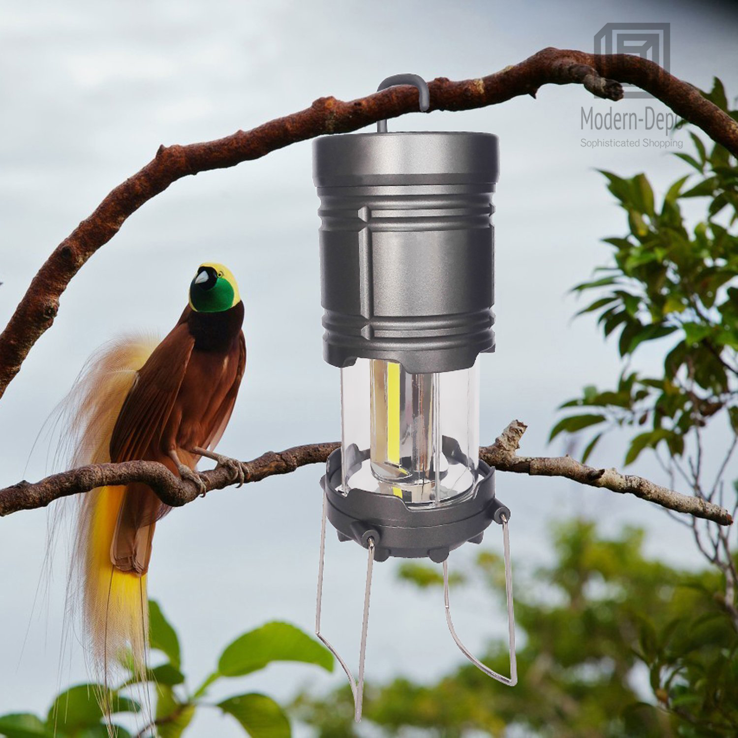 Portable COB LED Camping Lantern 300// 350 Lumens Collapsible Flashlights