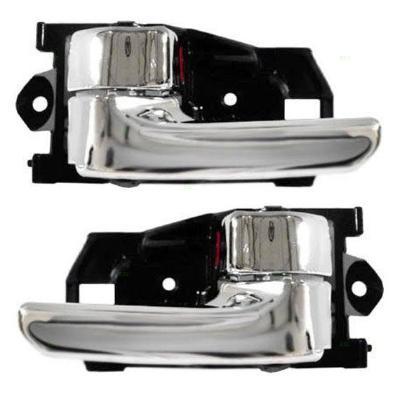 New Pair Set Inside Interior Chrome Door Handle Toyota Camry Sienna Aftermarket