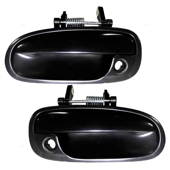 New Pair Set Outside Outer Exterior Front Door Handle Assembly 96-00 Honda Civic