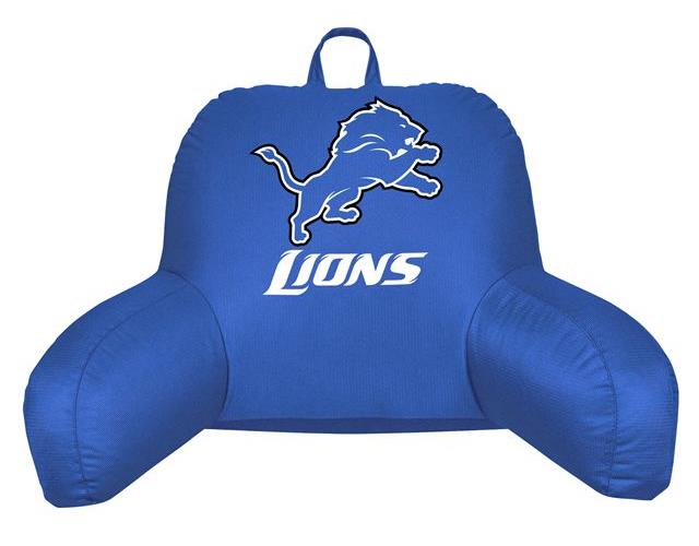 Detroit Lions Bed Rest Backrest Reading Pillow