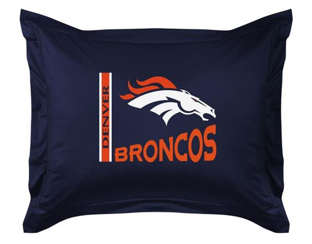Denver Broncos Standard Pillow Sham Pillow Cover