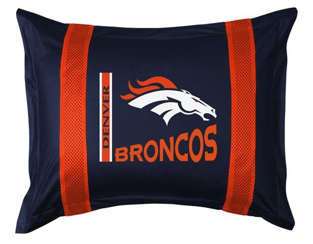 Denver Broncos Standard Pillow Sham Pillow Cover