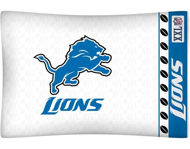 Detroit Lions Standard Pillowcase Bedding