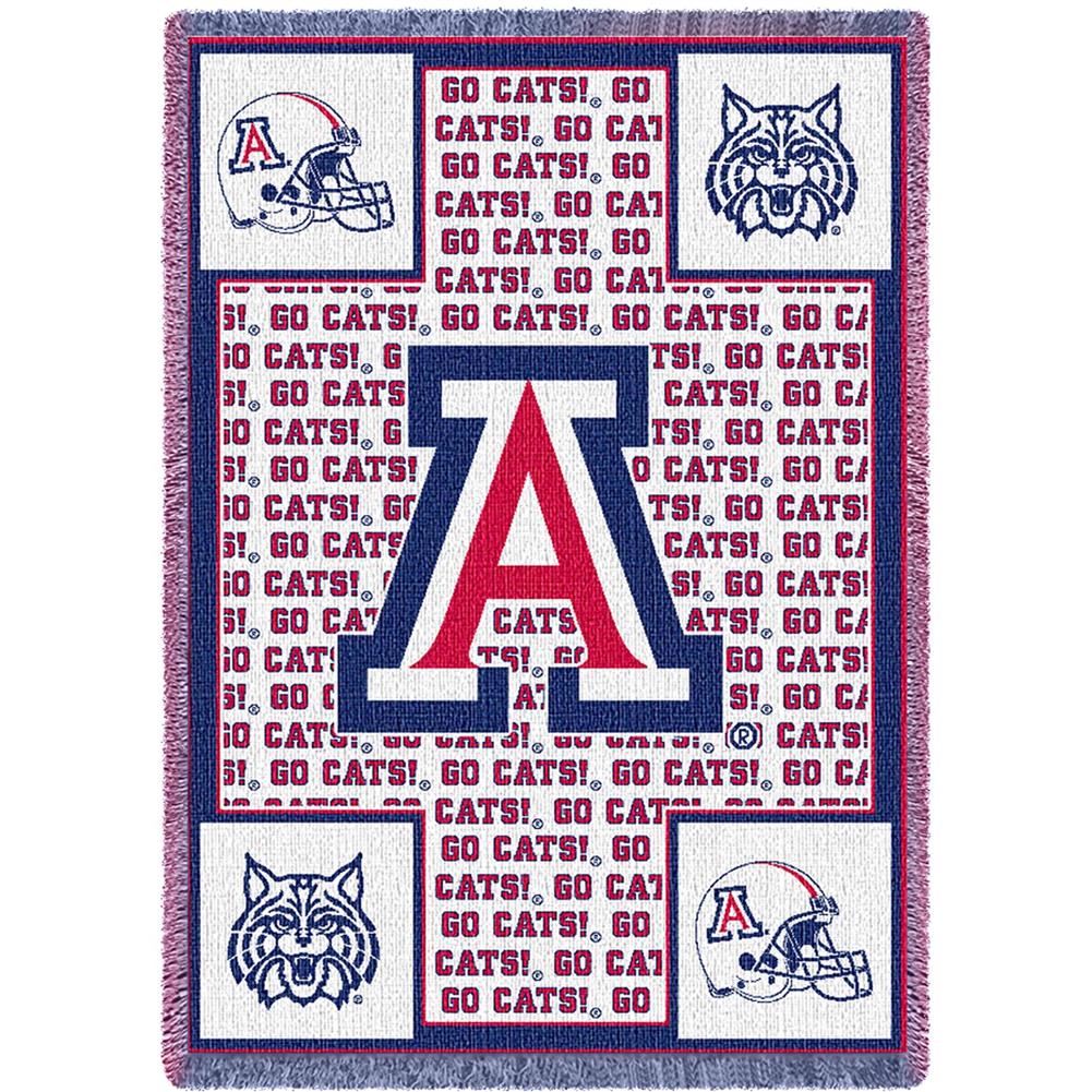 Arizona Wildcats Throw Blanket Woven