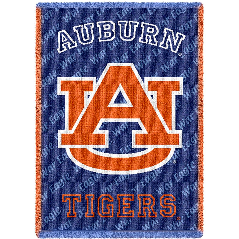 Auburn University Tigers Baby Blanket Throw 35 x 48