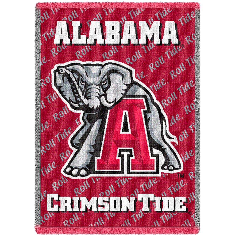 Alabama Crimson Tide Bama Baby Blanket Throw 35 x 48