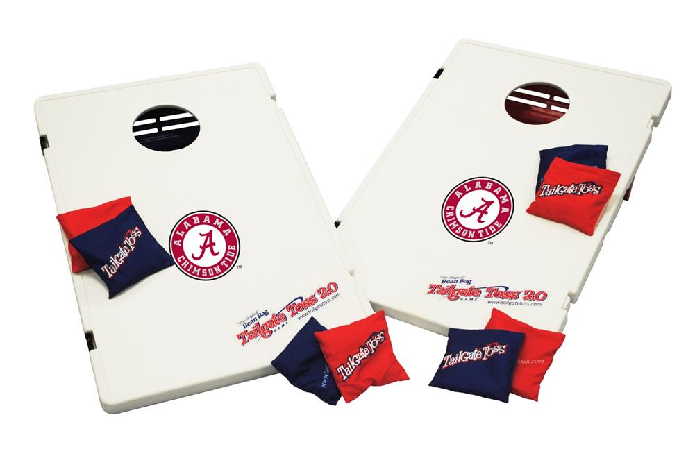 Alabama Crimson Tide Bama Plastic Cornhole Bean Bag Toss Yard Game