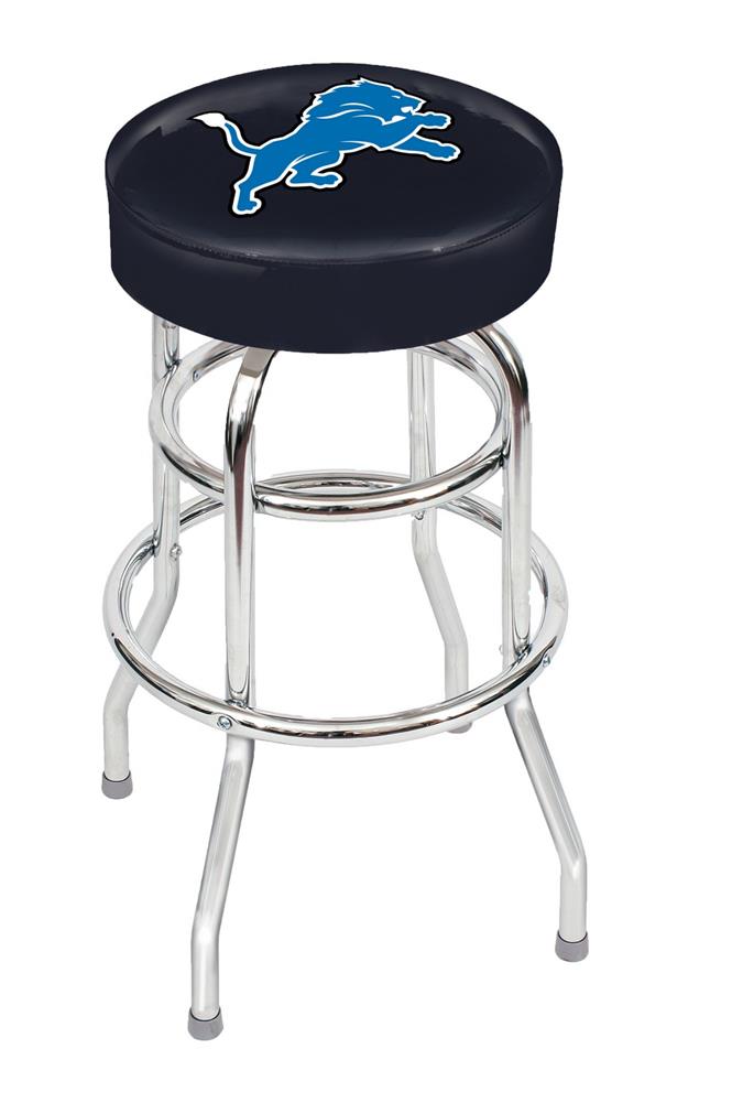 Detroit Lions Backless Swivel Sports Bar Stool