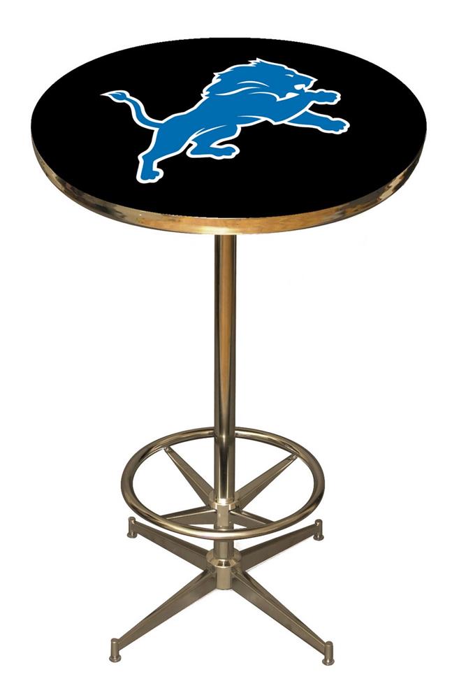 Detroit Lions Kitchen Pub Table Furniture