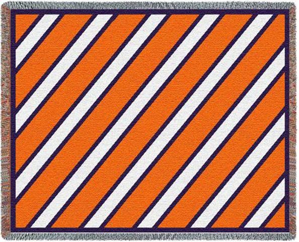 Auburn University Tigers Throw Blanket Woven Afghan Tapestry