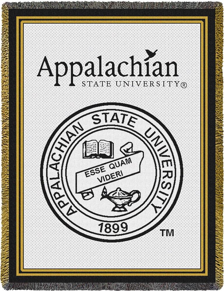 Appalachian State Throw Blanket Woven Afghan Tapestry