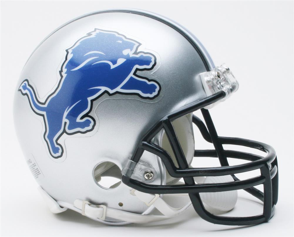 Detroit Lions Mini Riddell Helmet - Mini VSR4 Helmet