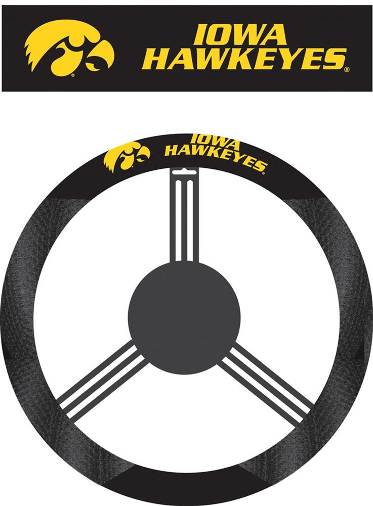 University of Iowa Hawkeyes Steering Wheel Cover