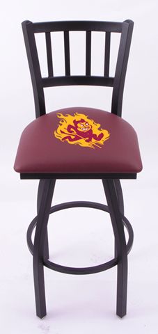 Arizona State University Game Room Bar Stool With Back