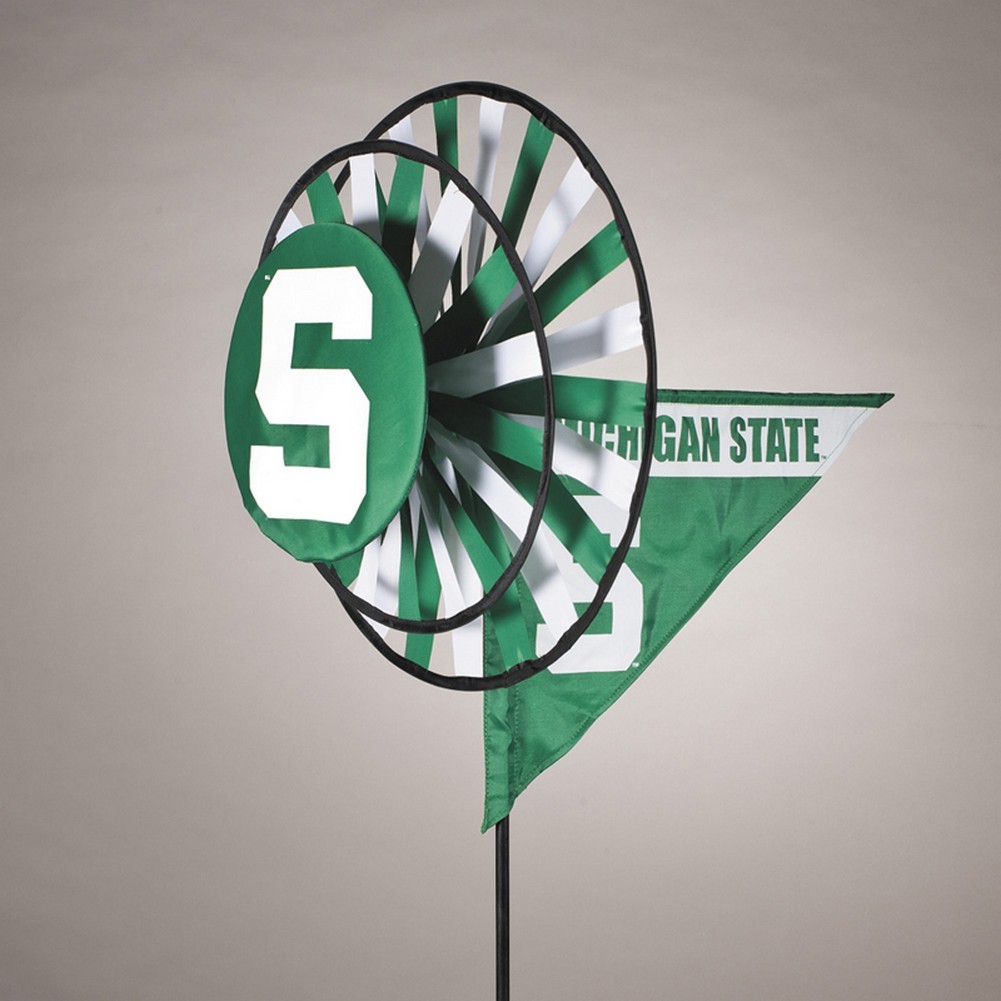 Michigan State Spartans Yard Decoration- Windmill Spinner