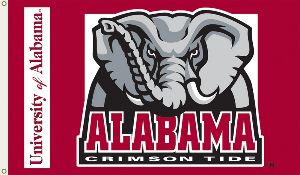 Alabama Crimson Tide Bama Large Grommet Flag Banner