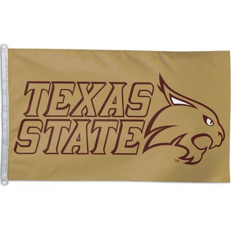 Texas State Bobcats Flag - 3 x 5 Bobcats House Flag