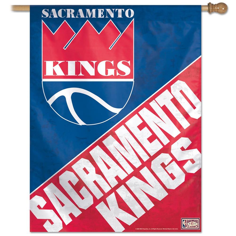Sacramento Kings Flag - Throwback 27X37 House Flag Banner