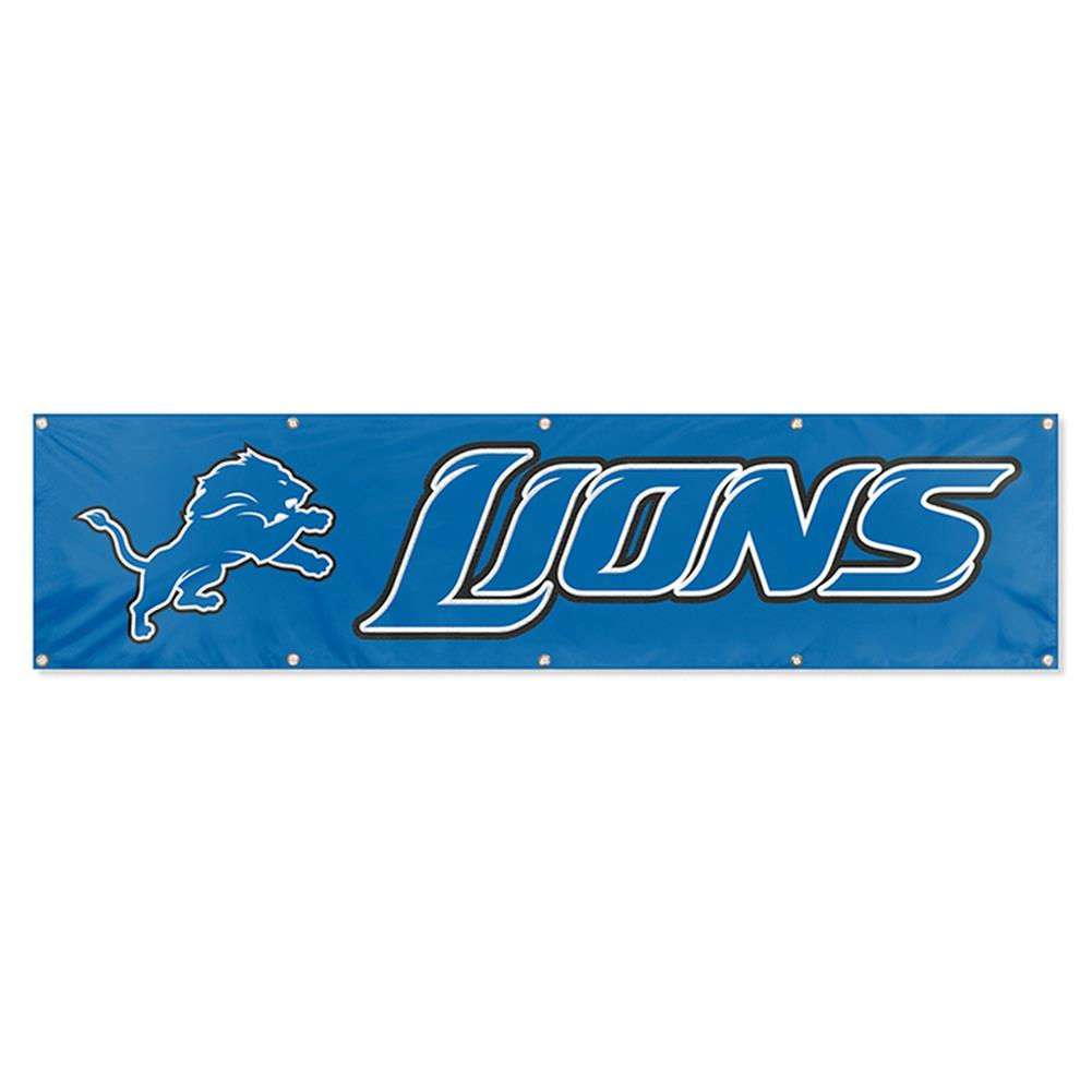 Detroit Lions 8 Ft Tailgate Banner Flag
